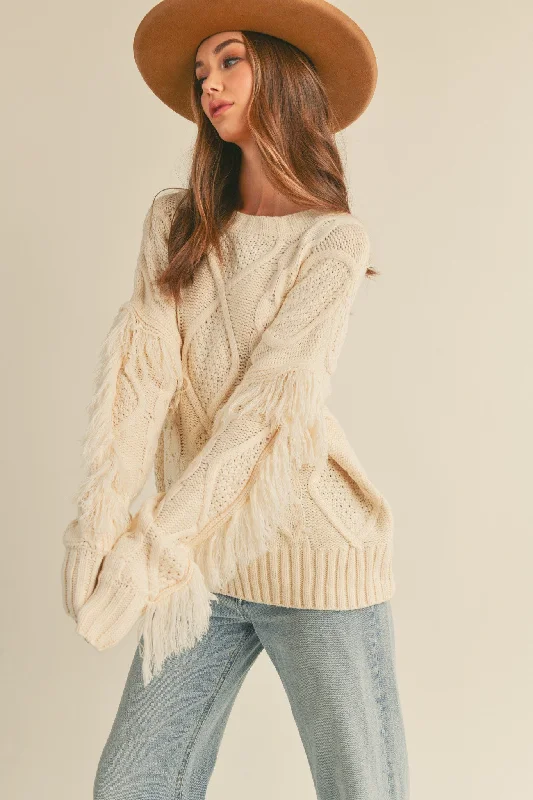 Fringe Benefits Sweater