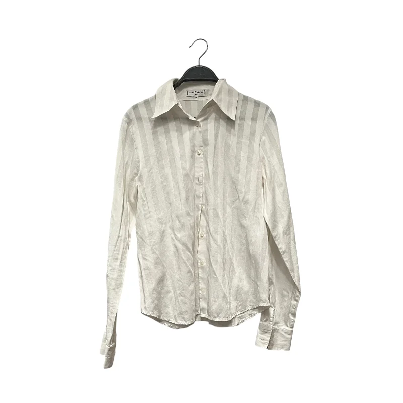 Anne Fontaine/Shirt/42/Stripe/Cotton/WHT/