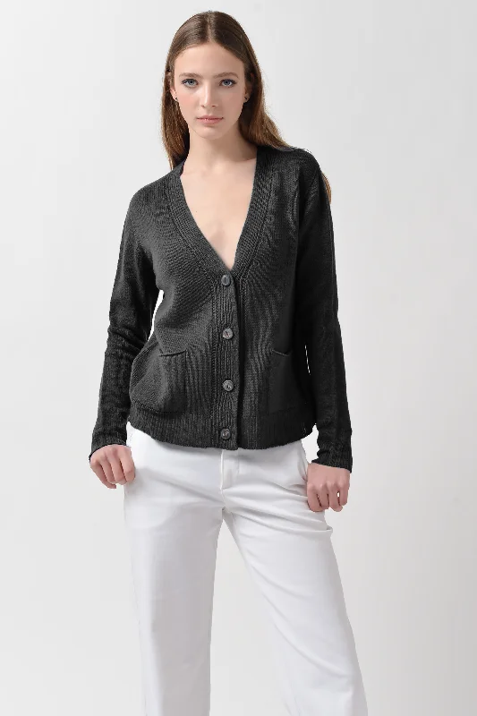 Elgin Cardigan - Basalt