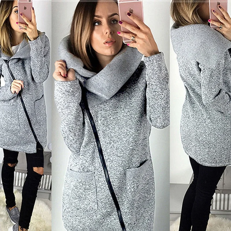 Fashion autumn winter jacket women plus size zipper female coat warm streetwear clothes 2019 New women jackets outwear BLD1221