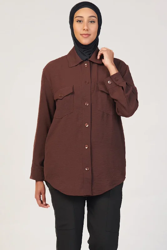 Kelly Utility Shirt - Cafe