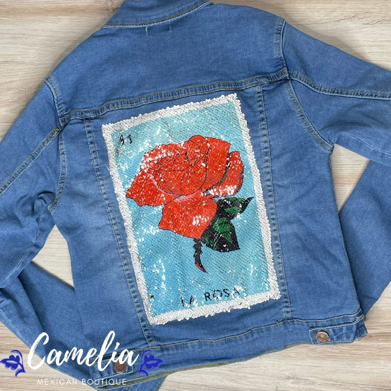 Mexican Loteria Denim Jacket