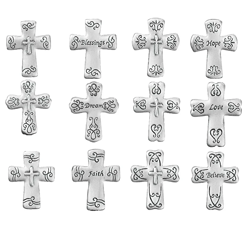 Blessings Pocket Cross Token Charm