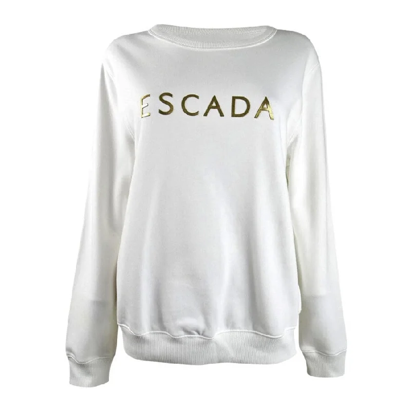 Escada Sport Women's Metallic-Logo Cotton Sweatshirt