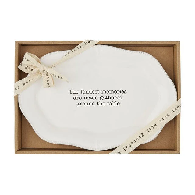 Fondest Memories Scalloped Platter