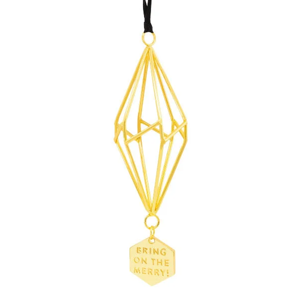 Hallmark Candace Cameron Bure Geometric Diamond Metal Hallmark Ornament