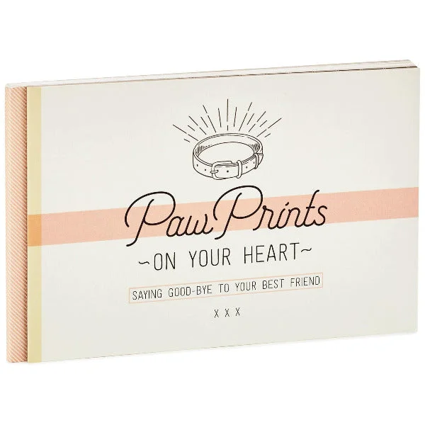 Hallmark Paw Prints on Your Heart: Saying Good-bye to Your Best Friend Book