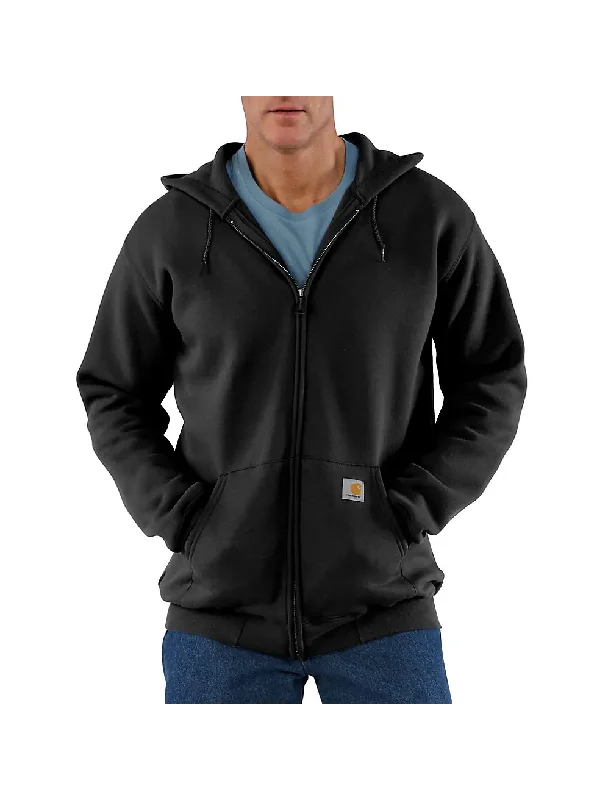 K122 Loose Fit Midweight Full-Zip Sweatshirt - Black