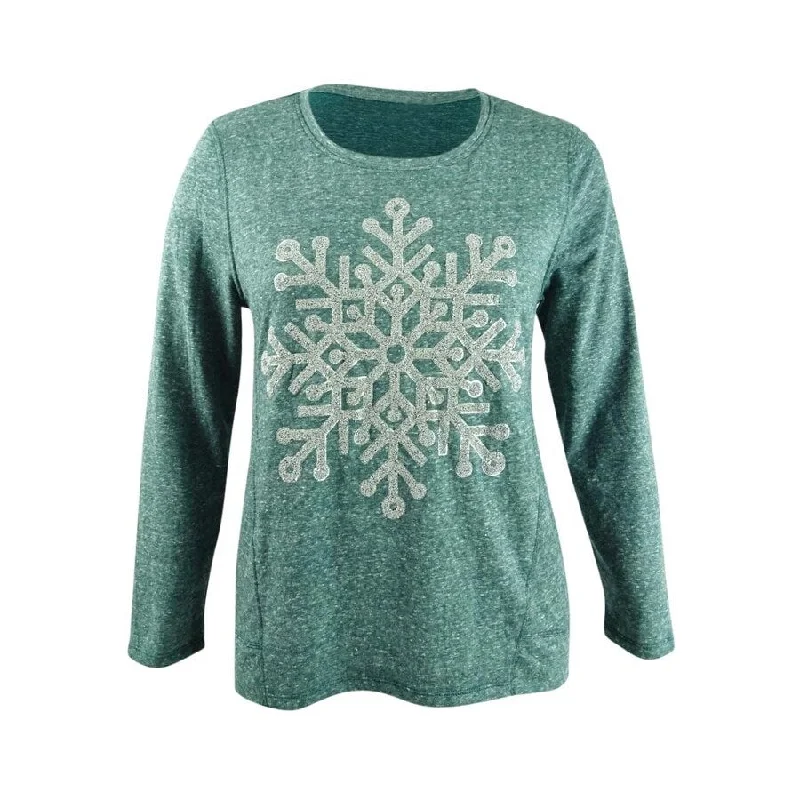 Style & Co. Women's Snowflake Graphic Sweatshirt