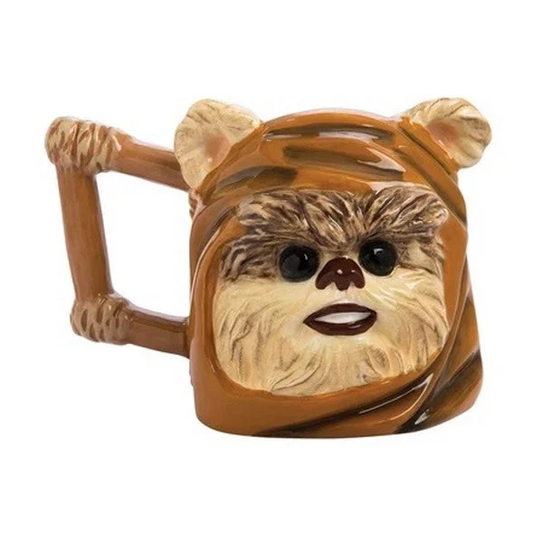 Vandor Star Wars Ewok 20 oz. Premium Ceramic Sculpted Mug