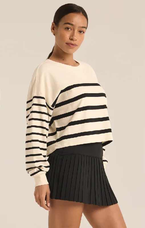 Z Supply - Line Up Stripe Sweatshirt