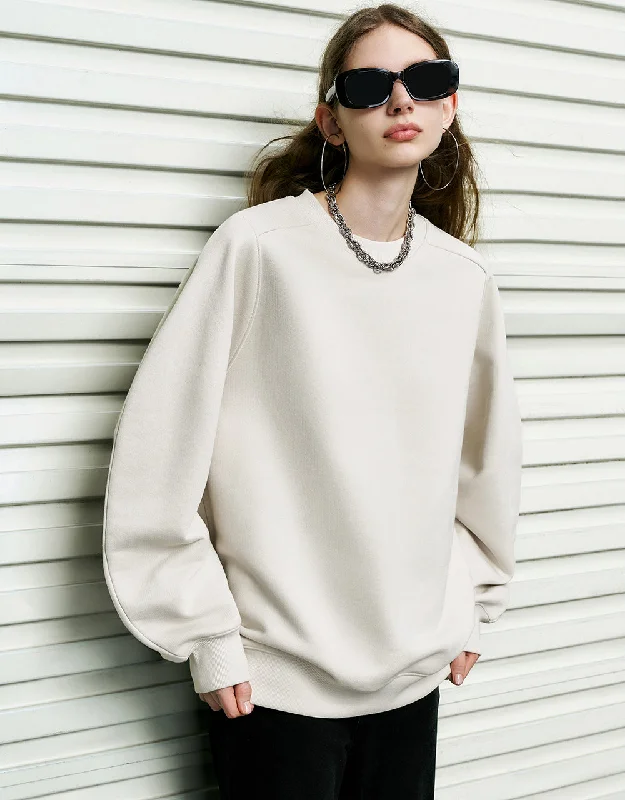 Crew Neck Loose Sweatshirt