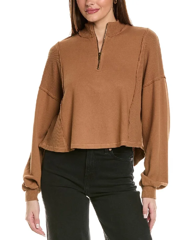 Project Social T Jayde Seamed 1/2-Zip Sweatshirt