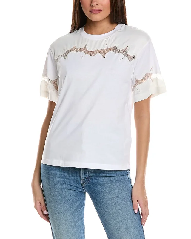 3.1 Phillip Lim Lace T-Shirt