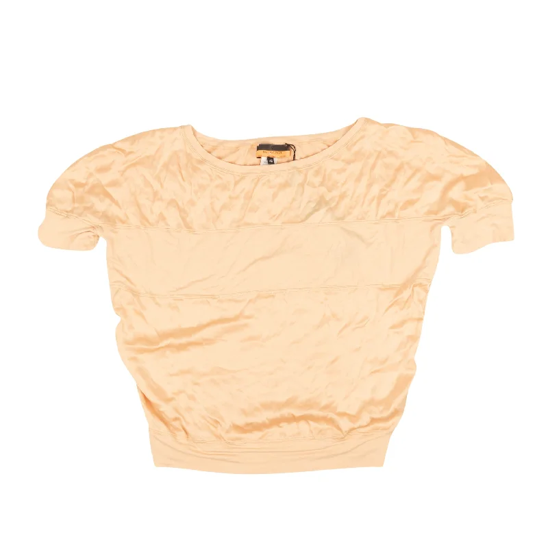 Davide Cenci Viscose Blend T-Shirt - Peach