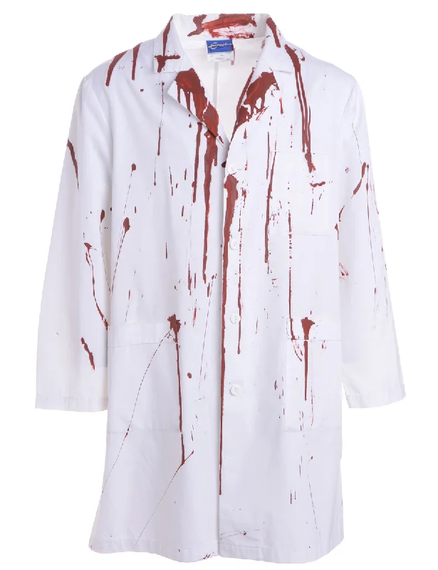 Reclaimed Bloody Halloween Doctors Coat