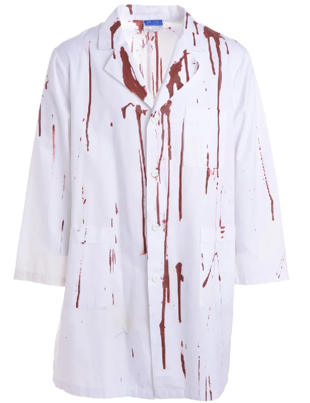 Reclaimed Bloody Halloween Doctors Coat