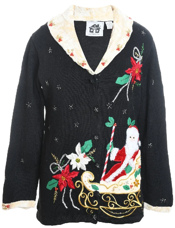 Santa Claus Christmas Jumper - S