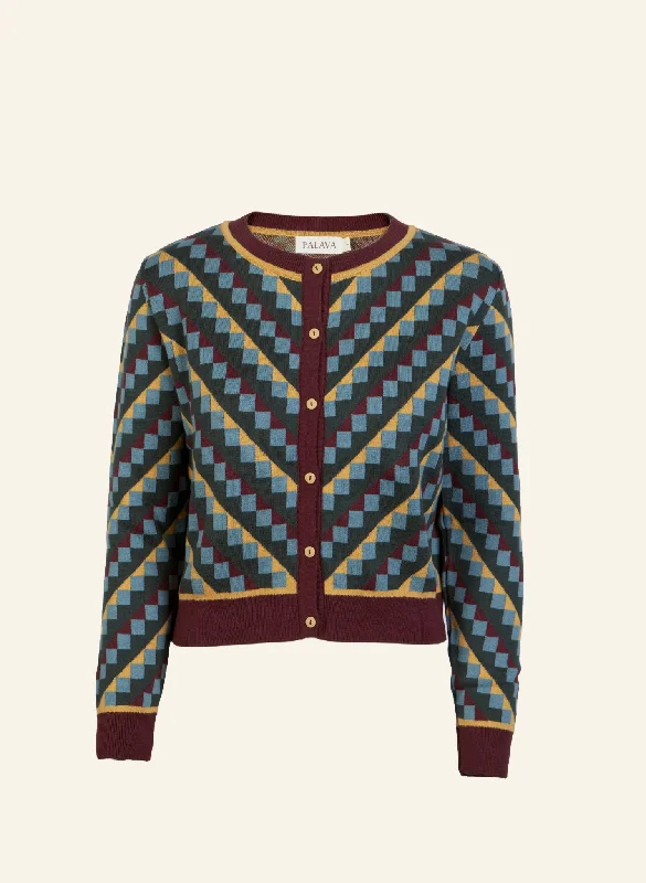 Vera - Puzzle Jacquard Cardigan