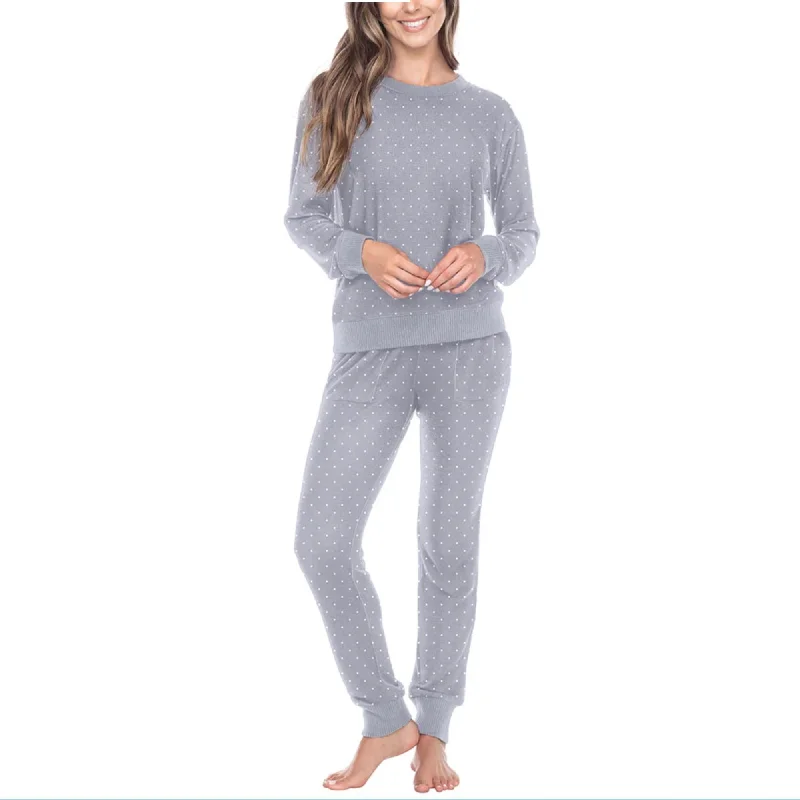 Honeydew Women's 2-Pc Super Soft Printed Soft Pajama Lounge Set