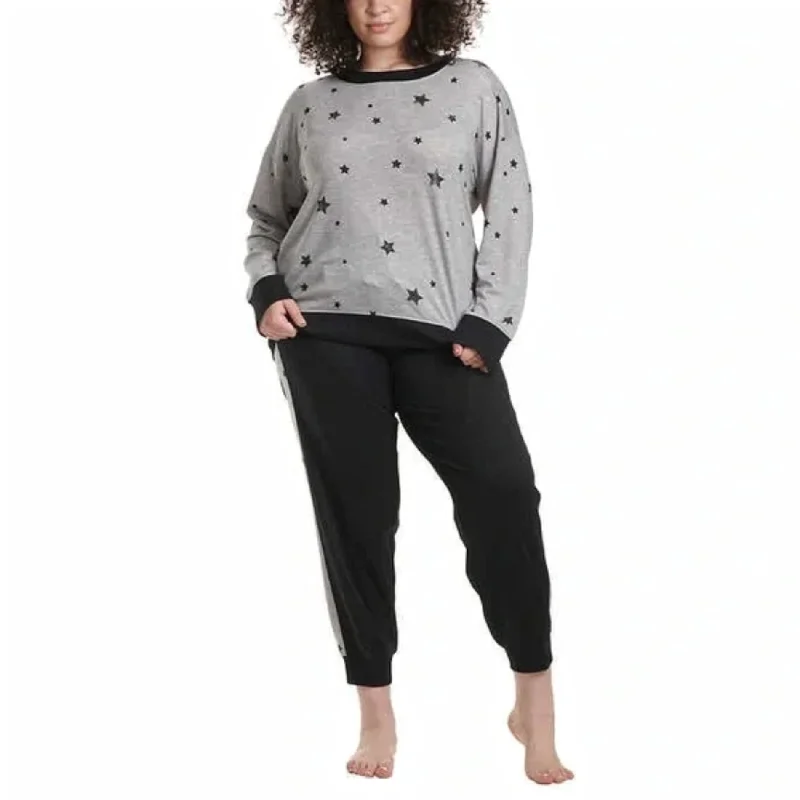 Splendid Women's Pus 2-Piece Ultra Soft PJ Stars Print Lounge Pajama Set