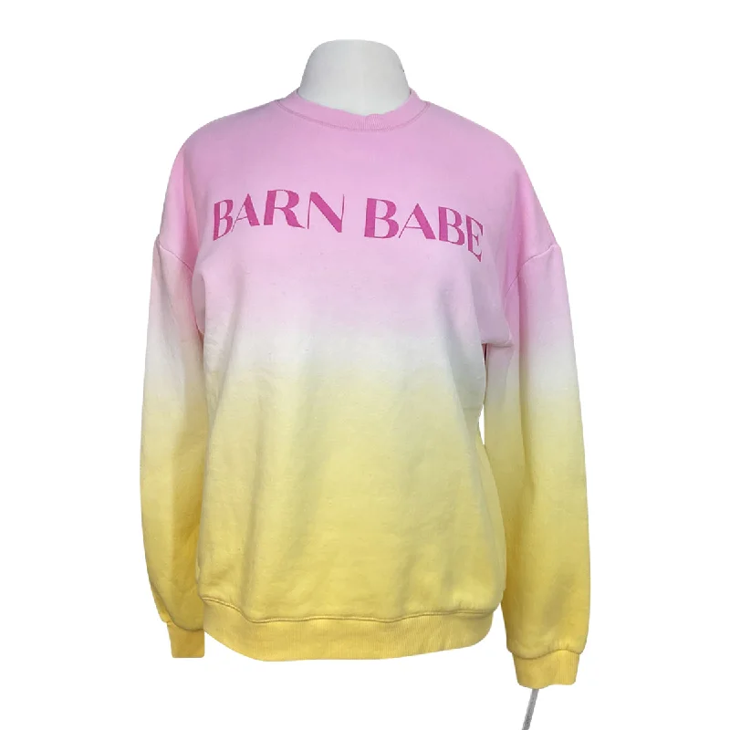 Dapplebay 'Barn Babe' Sweatshirt in Sunset Ombre - Women's Medium