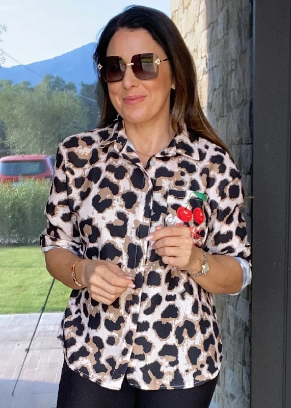 Lisette Leopard Print Shirt