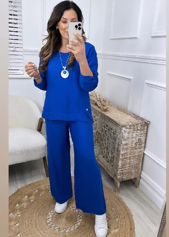 Sinead Royal Blue Oversized Set